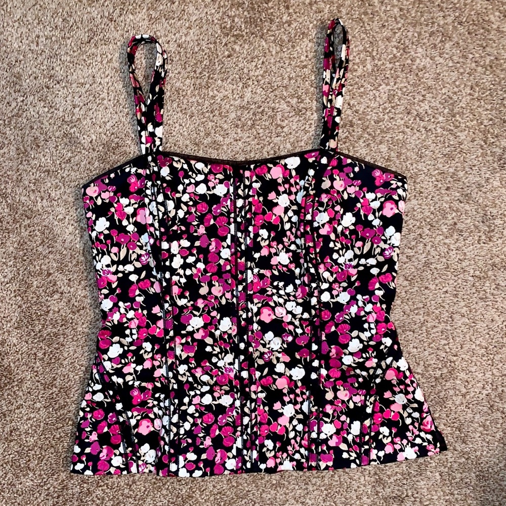 White House Black Market Corset Tank Size 2